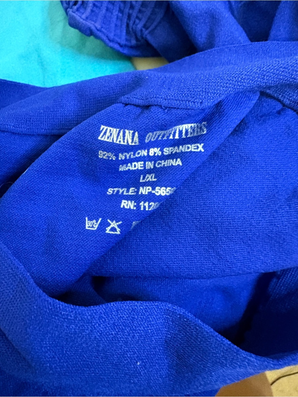 Zenana Outfitters Leggings l/xl -navy, Pink, Teal, teal, Blue & Gray (joylab lg) - Picture 4 of 9